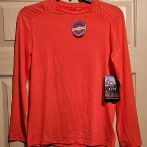 Swiss Alps UPF 40+ Sun Protection Kids Long Sleeve Shirt